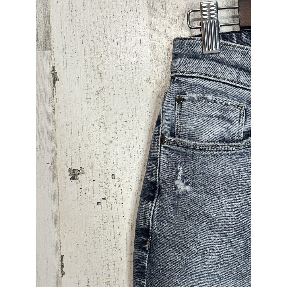 NWT Fidelity Kendall Denim Mid Rise S1066 Anthropologie Jeans 26 Wide Leg Crop - Picture 7 of 14